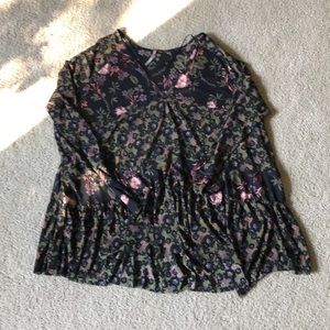 Free People floral top